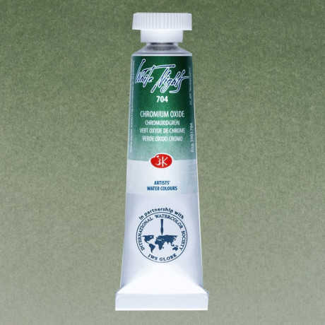 White Nights Akvarelová barva tuba 10 ml Chromium oxid zelená 704 Nevskaya Palitra
