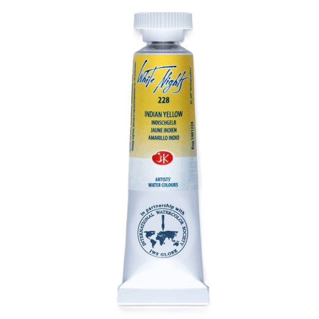 White Nights Akvarelová barva 10 ml Indian Yellow 228 Nevskaya Palitra