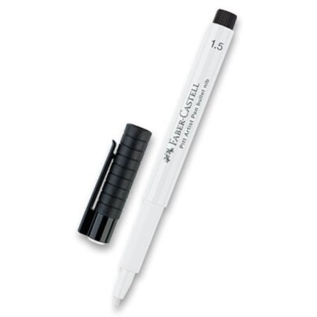 Faber Castell Pitt Artist Pen 1,5 mm Bílý