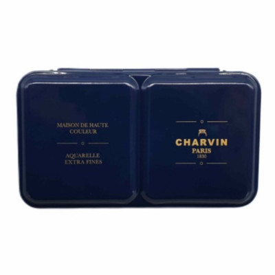 Charvin Paris Akvarelové barvy Extra Fine Navy blue box sada 12x1,5 ml