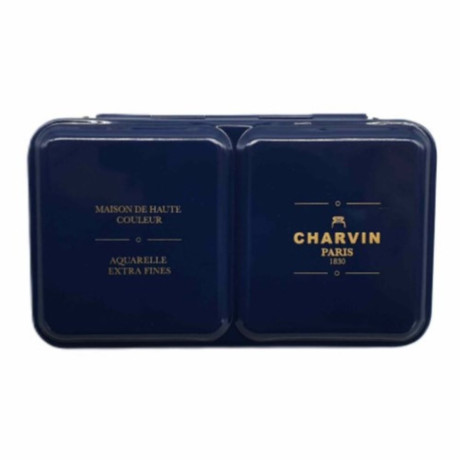 Charvin Paris Akvarelové barvy Extra Fine Navy blue box sada 12x1,5 ml