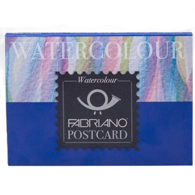 Fabriano Blok na akvarel Pohlednice A6 20 listů 10,5 x 14,8 cm 300g/m²
