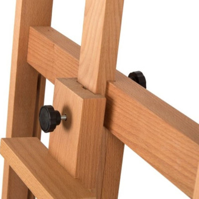 Malířský stojan typu H Demont Bukový masiv - detail
