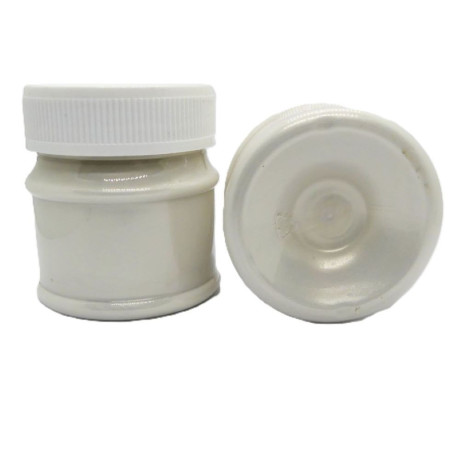 Daily ART Pasta na šablony bílá perleťová 50 ml bez etikety