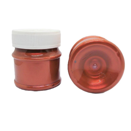 Daily ART Pasta na šablony červená perleťová 50 ml Pearl Red bez etikety