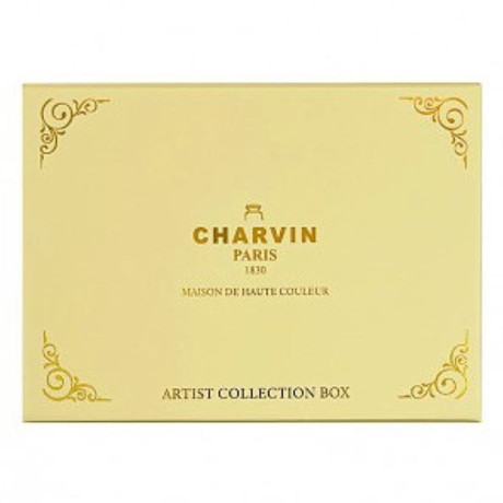 Charvin Paris Akvarelové barvy Extra Fine 12 ks Krémový box Pastel odstíny sada