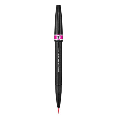 Pentel Brush Sign Pen Artist Pink
