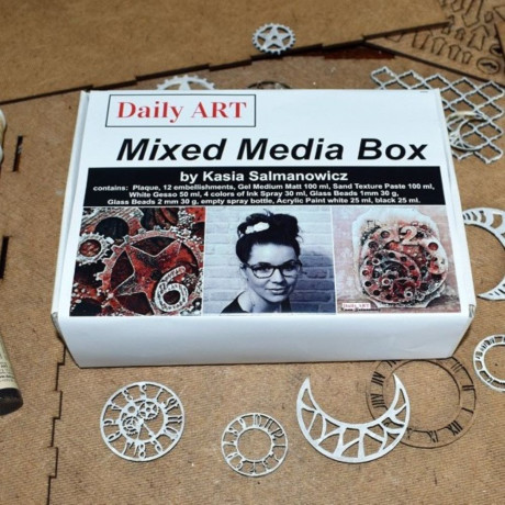 Daily Art Sada Mixed media box Kasia Salmanowicz Kreativní sada