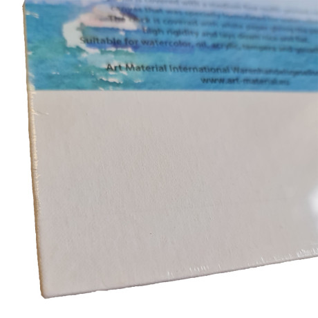 Plátno na kartonu pro Akvarel Bavlna 20x20 cm 250g/m² - Detail