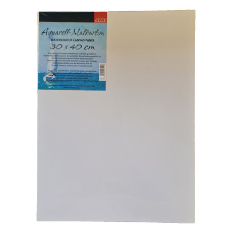 Plátno na kartonu pro Akvarel Bavlna 30x40 cm 250g/m²