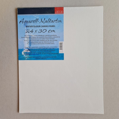 Plátno na kartonu pro Akvarel Bavlna 24x30 cm 250g/m²
