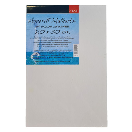 Plátno na kartonu pro Akvarel bavlna 20x30 cm 250g/m²