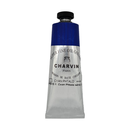 Charvin Paris Olejová barva Super Fine Phtalo Cyan 60ml
