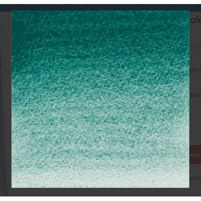White Nights Akvarelová barva 10ml Cobalt Green Deep 705