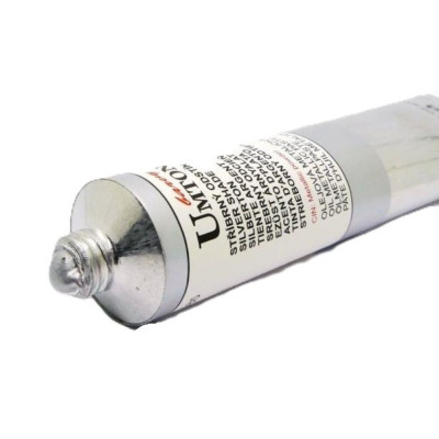 Umton Olejová barva Stříbrná 20 ml tuba Detail