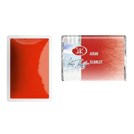 White Nights Akvarelová barva 2,5 ml Scarlet 318 - Obal