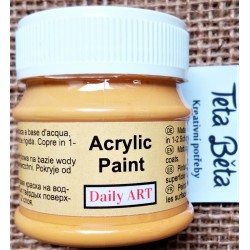 Akrylová barva matná, šafránově žlutá, 50 ml