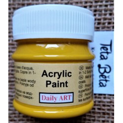 Akrylová barva matná, žlutá, 50 ml