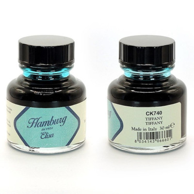 Hamburg Inkoust kaligrafický Elisa 30 ml Tiffany - Detail obalu