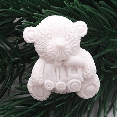 Medvídek dekorační Polyresin 3x2,5x1cm 10 Kusů