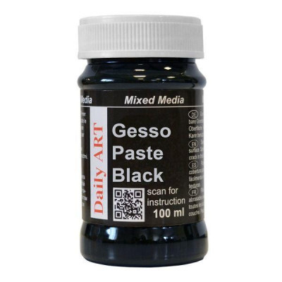 Gesso pasta černá 100 ml