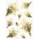 Rýžový papír A4 kopretiny a luční kvítí, kytice 21x29,7 cm