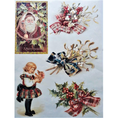 Rýžový papír Děda Mráz A4