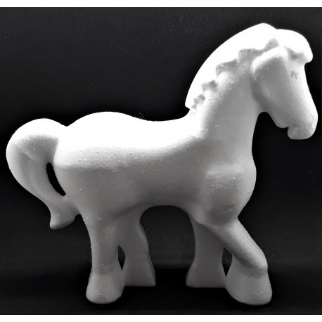Polystyrenový kůň 13 cm