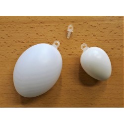 Úchytka na plastové vajíčko, 1,6 cm x 0,7 cm