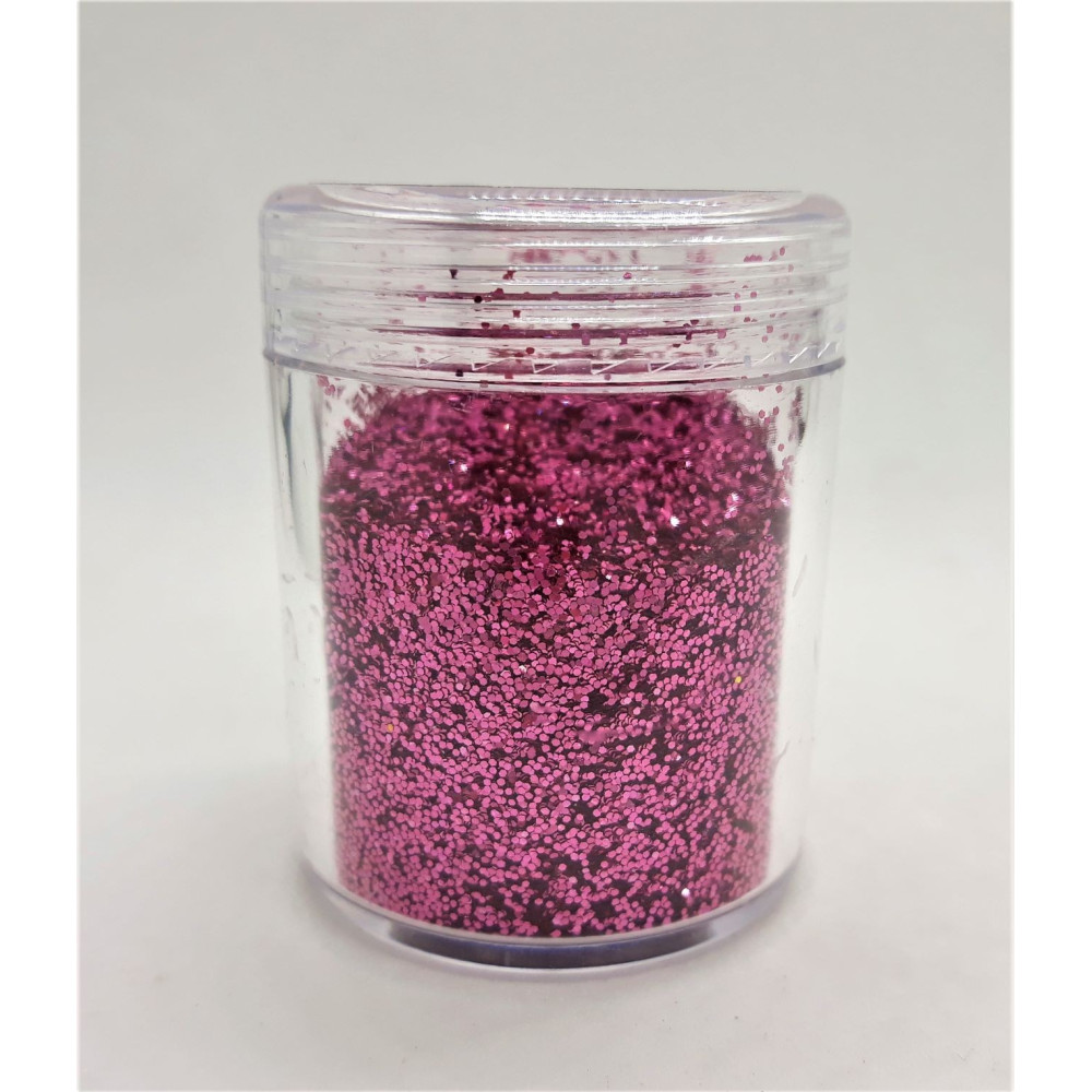 Glitter powder, pink třpytivá, 25 ml