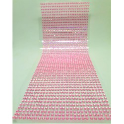 Samolepící perličky růžové 1404 ks, 3 mm