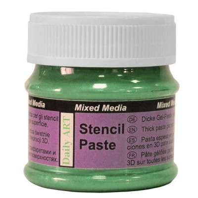 Stencil paste PEARL GREEN 50 ml Daily ART