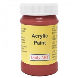 Akrylová barva červený okr  100 ml, DailyART