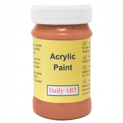Akrylová barva skořicová matná 100 ml, DailyART
