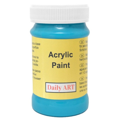 Akrylová barva calypso modrá  100 ml, DailyART