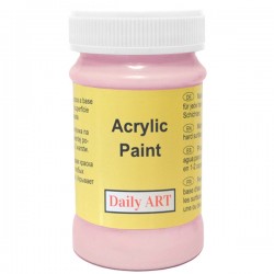 Akrylová barva růžová 100 ml, DailyART