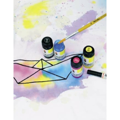 Barva na textil akvarelová reseda 15 ml Marabu