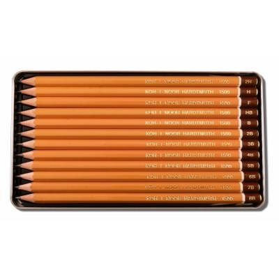 Tužky grafitové sada Koh-I-Noor 12 kusů v kovové kazetě