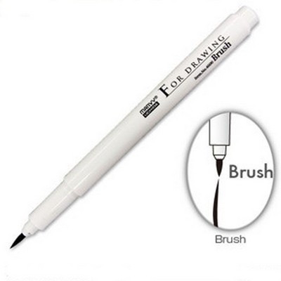 Popisovač štětečkový Marvy Uchida černý