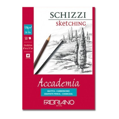 Skicák Accademia 120g/m² 50 listů Fabriano A5