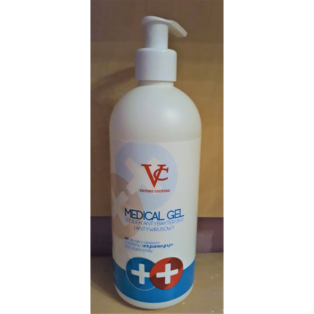 Antibakteriální gel v pumpičce 400 ml Victory Couture