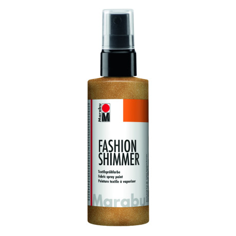 Sprej na textil Fashion Shimmer zlatý perleťový 100 ml Marabu