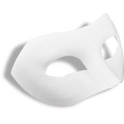 Maska obličejová papiermaché průměr 19 cm