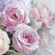 Ubrousek na decoupage růžové růže 33x33 cm