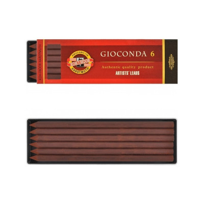 Rudka umělecká světle hnědá sepie 6 kusů Gioconda KOH-I-NOOR