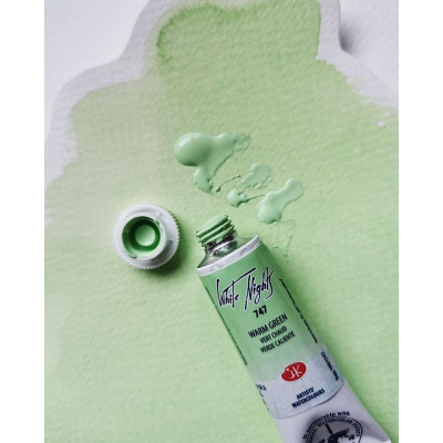 Akvarelová barva White Nights Nevskaya Palitra 10 ml Warm Green