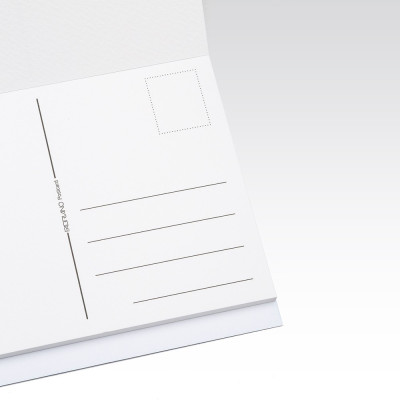 Blok na akvarel Pohlednice A6 20 listů 10,5 x 14,8 cm 300g/m² Fabriano Detail zadní strany papíru