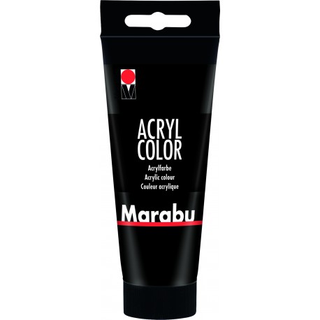 Akrylová barva černá 100 ml Marabu