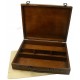 Luxusní dřevěný kufřík na barvy 36x28,5x7cm