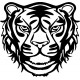 Šablona plastová Tygr 30x30 cm Marabu